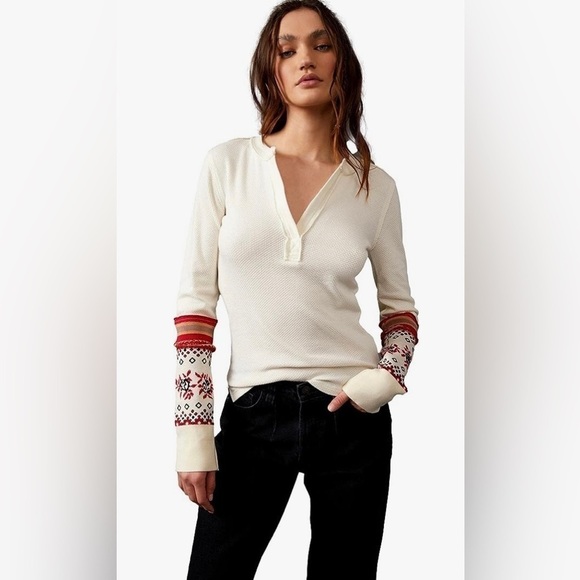 NWT Free People Mikah Layering Cuff Cream Combo Size XS - Picture 1 of 12